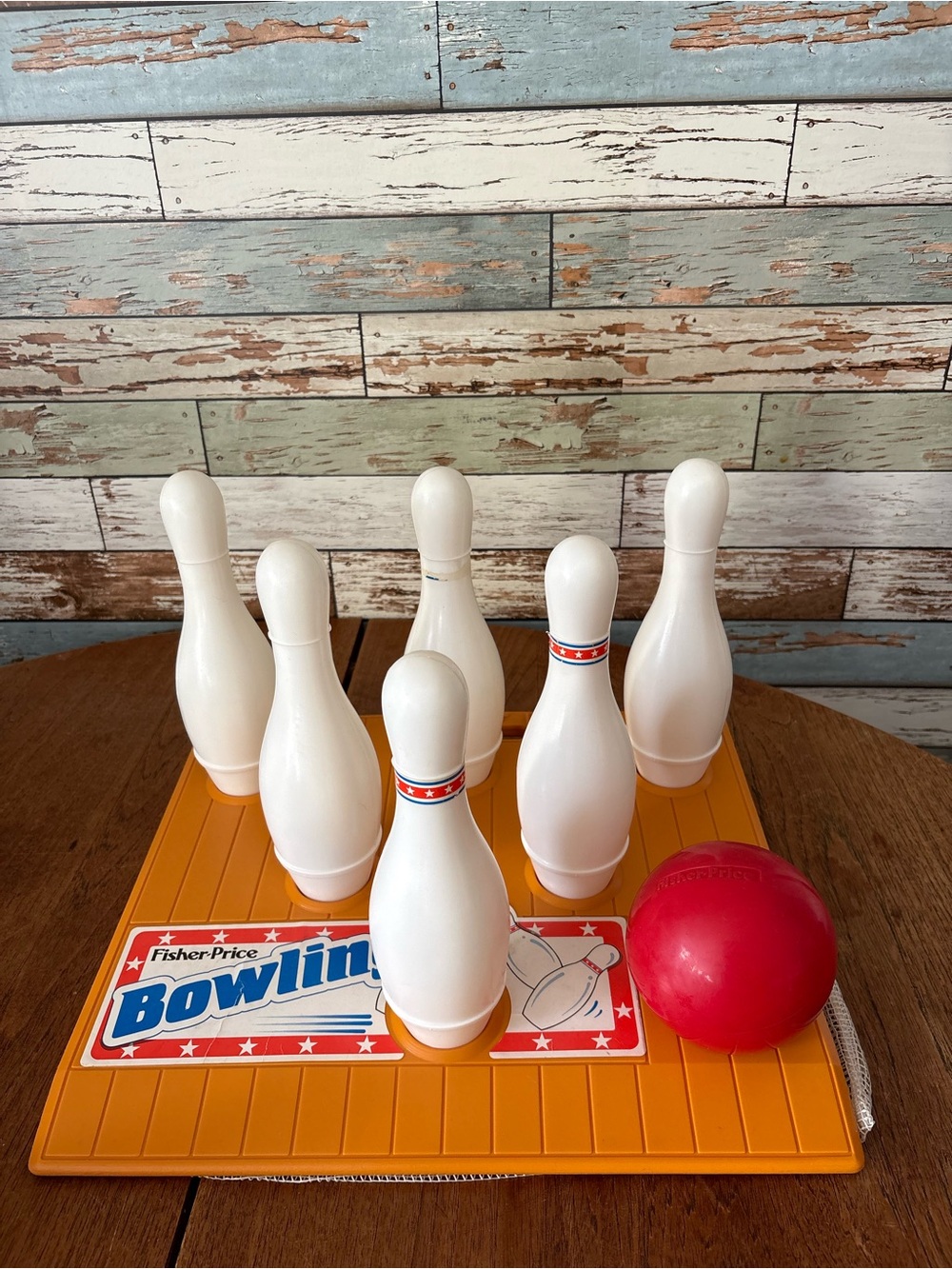 Vintage Fisher Price Bowling set complete 1986